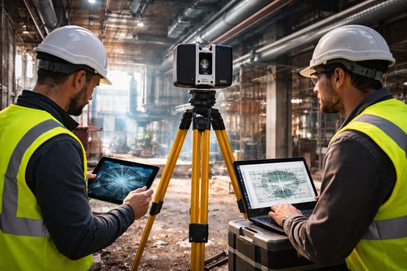 Prestataire en numérisation de bâtiment par scan laser à Lyon 